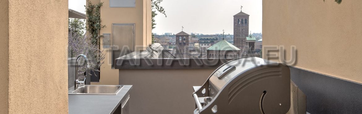 Cucina barbecue su misura in muratura per esterni Cucine in muratura per esterni