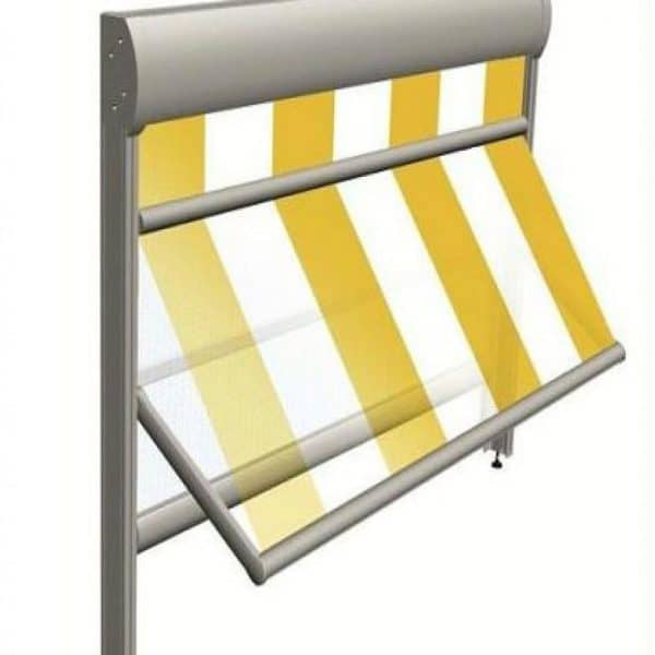 Custodia Impermeabile Per Tenda Da Sole - Copertura Protettiva 2m, Grigio, Facile Da Pulire - Foto 3