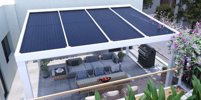 pergola fotovoltaica