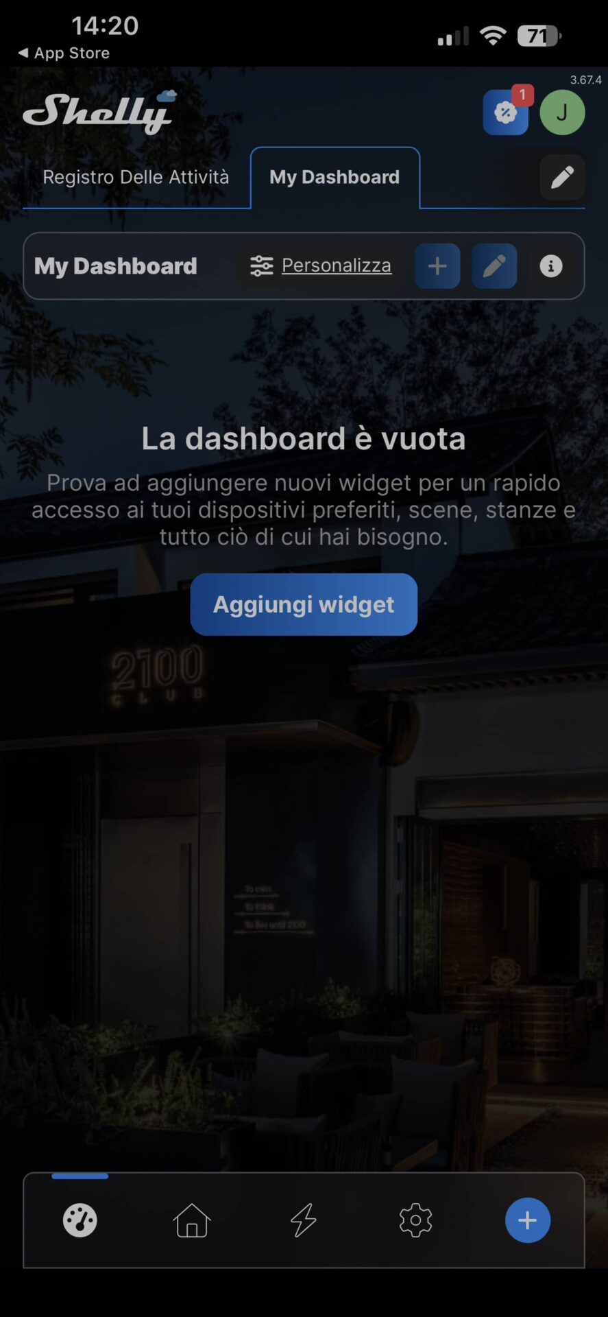 domotizzare una tenda da sole con Shelly